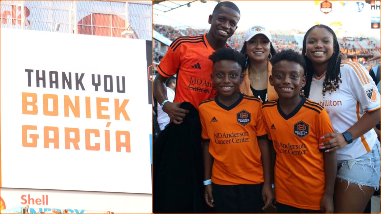 Así fue el homenaje de Houston Dynamo a Boniek García